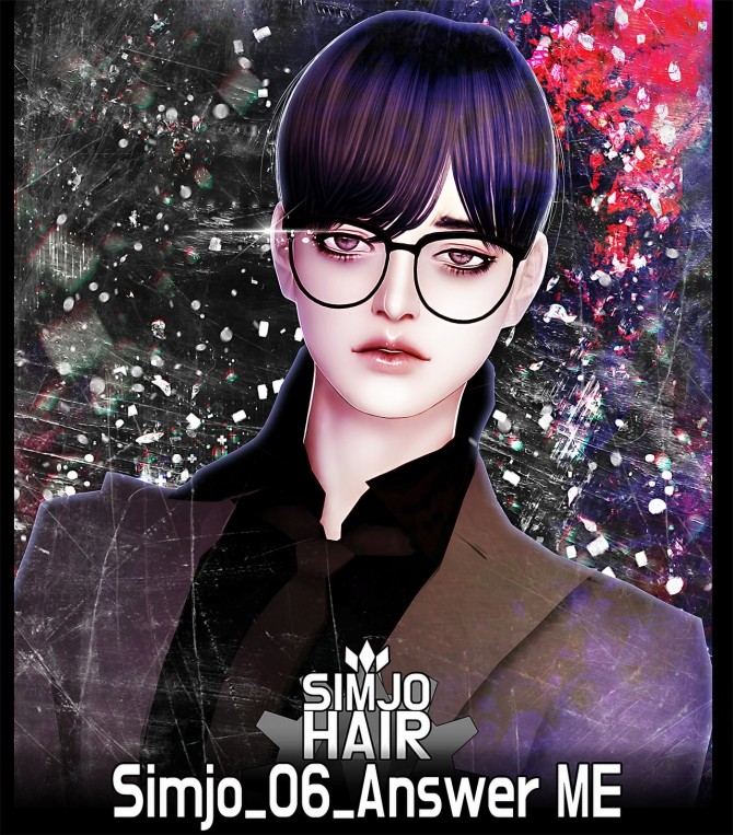 Sims 4 Hair 06 Answer ME at Kim Simjo