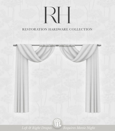 Left & Right Drapes at SimPlistic