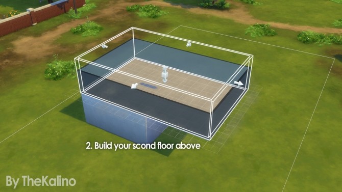 Sims 4 Part 4: Foundation with walltextures at Kalino