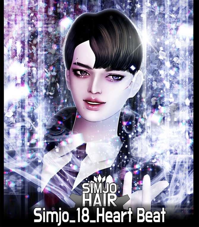 Sims 4 Hair 18 Heart Beat at Kim Simjo