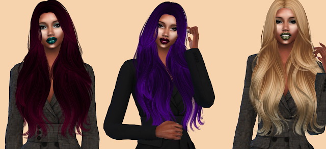 Sims 4 Nightcrawler`s Bombshell Hair Recolor at Teenageeaglerunner