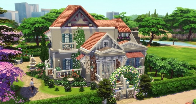 Sims 4 Charme house by Angerouge at Studio Sims Creation
