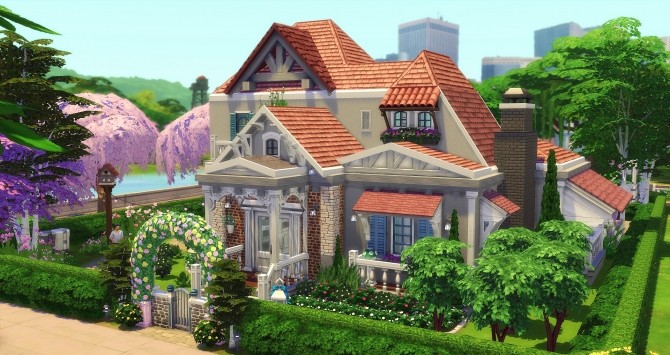 Sims 4 Charme house by Angerouge at Studio Sims Creation