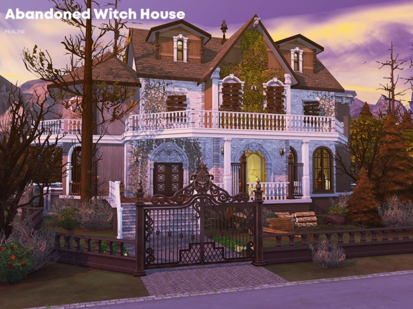 Sims 4 Abandoned Witch House by Pralinesims at TSR