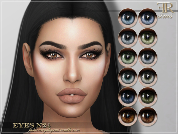 Sims 4 FRS Eyes N24 by FashionRoyaltySims at TSR