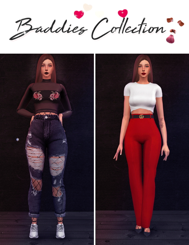 Sims 4 BADDIES COLLECTION at Elliesimple