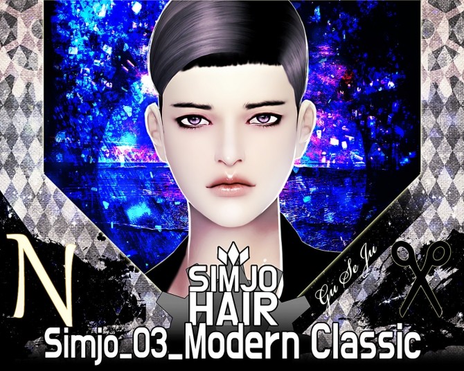Sims 4 Hair 03 Modern Classic at Kim Simjo