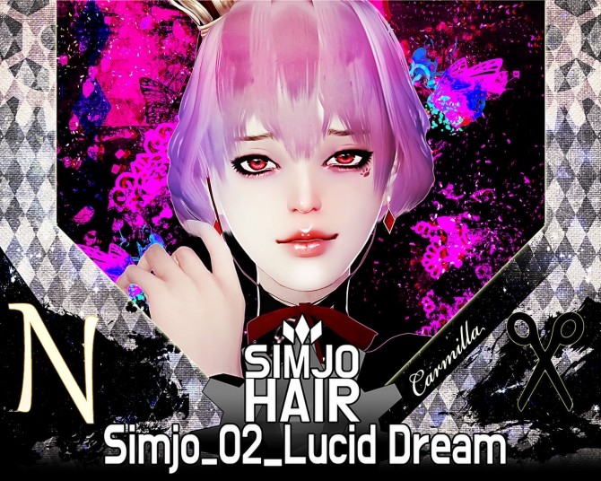 Sims 4 Hair 02 Lucid Dream at Kim Simjo