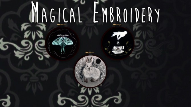 Sims 4 Magical Embroidery at Teanmoon