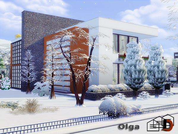 Sims 4 Olga house by Danuta720 at TSR