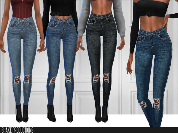 Sims 4 197 Jeans by ShakeProductions at TSR