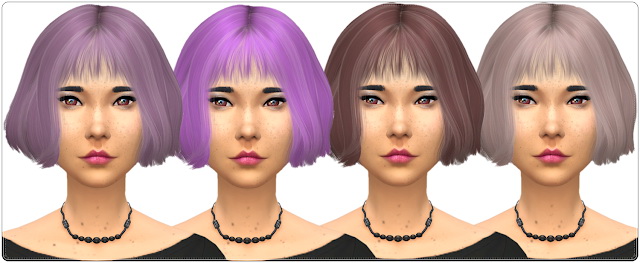 Sims 4 Wings Hair OE1006 Recolors at Annett’s Sims 4 Welt