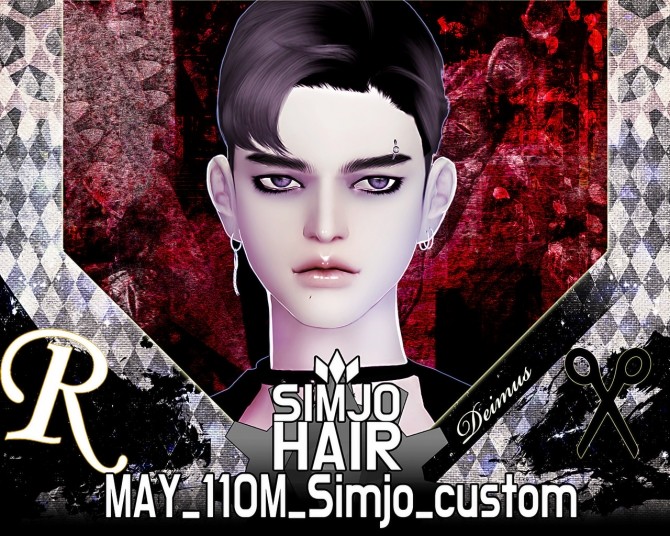 Sims 4 May 110M custom hair edit at Kim Simjo