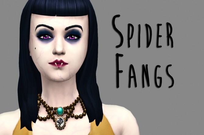 Sims 4 Spider Fangs at Teanmoon
