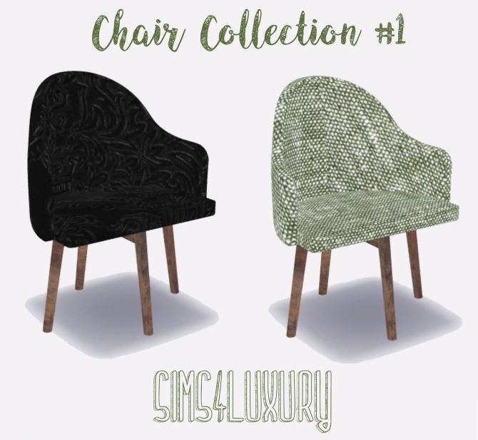 Chair Collection #1 at Sims4 Luxury » Sims 4 Updates