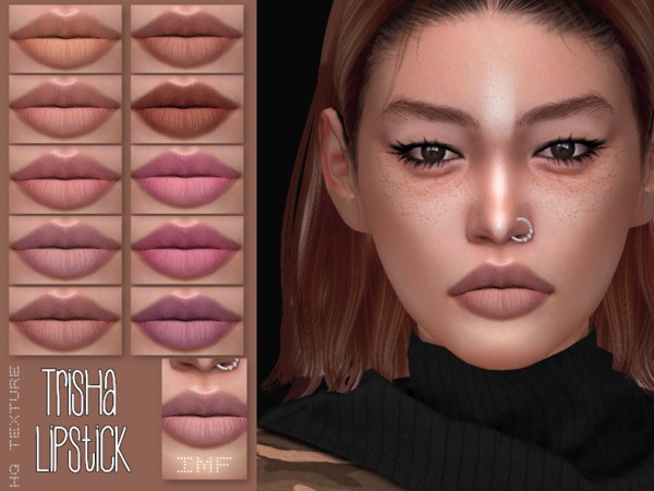 Sims 4 IMF Trisha Lipstick N.134 by IzzieMcFire at TSR