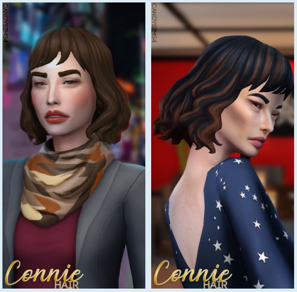 Sims 4 CONNIE HAIR at Candy Sims 4