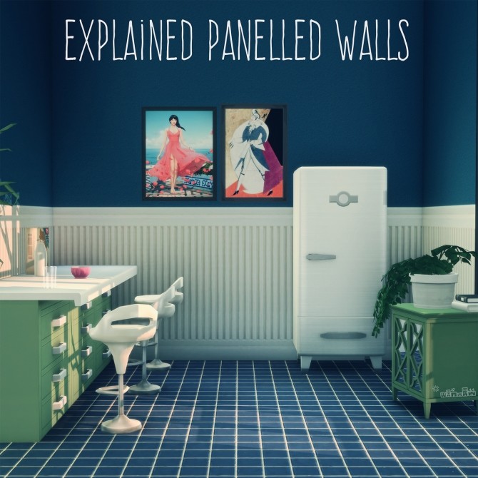 Sims 4 ExPlained Panelled Walls at Picture Amoebae