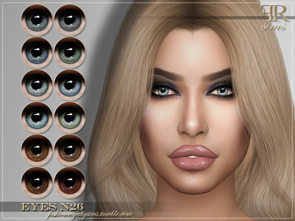 Sims 4 FRS Eyes N26 by FashionRoyaltySims at TSR