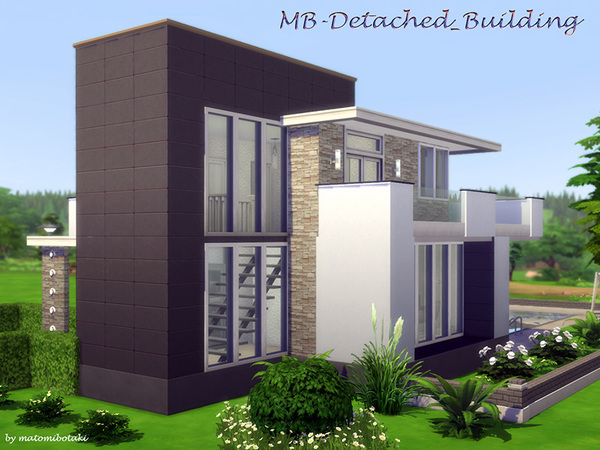 Sims 4 MB Detached Building by matomibotaki at TSR