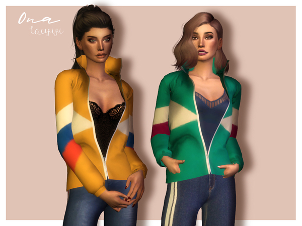 Sims 4 Ona jacket by laupipi at TSR