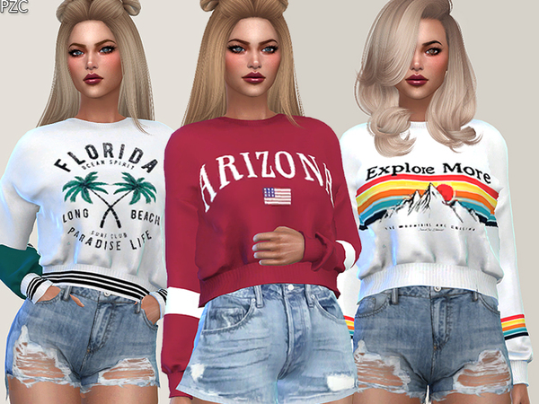 Sims 4 Sweatshirts Collection 015 Breeze by Pinkzombiecupcakes at TSR