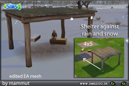 Shelter Treelogs by mammut at Blacky’s Sims Zoo