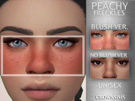 Peachy Freckles by CrownSims at TSR