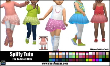 Spiffy Tutu by SamanthaGump at Sims 4 Nexus
