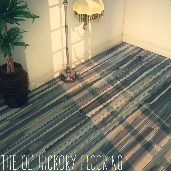 Sims 4 THE OL’ HICKORY FLOORING at Picture Amoebae