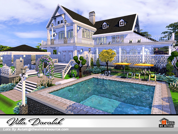 Sims 4 Villa Daraluk by autaki at TSR