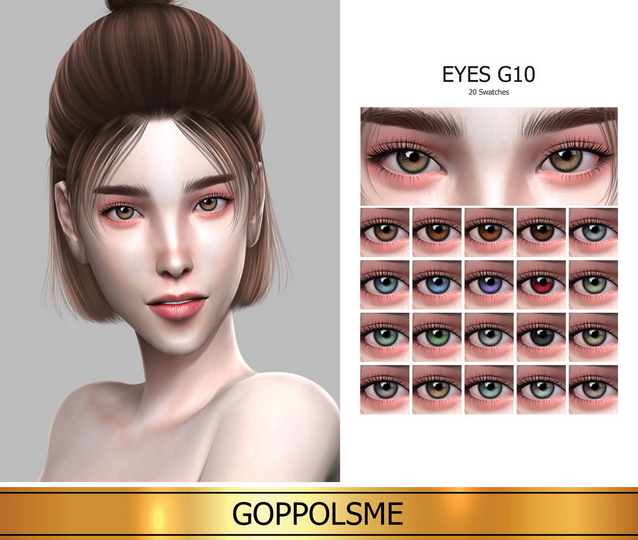 Sims 4 GPME GOLD Eyes G10 (P) at GOPPOLS Me