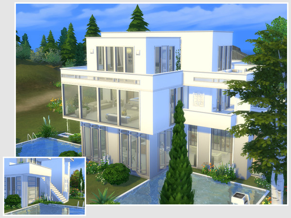 Sims 4 Amalia house by philo at TSR