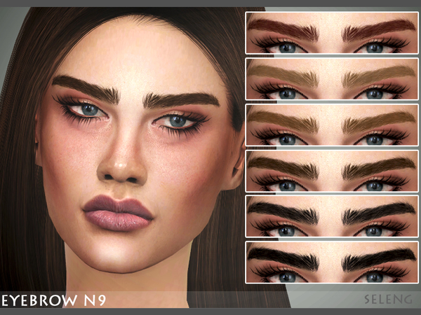 Sims 4 Eyebrow N9 by Seleng at TSR