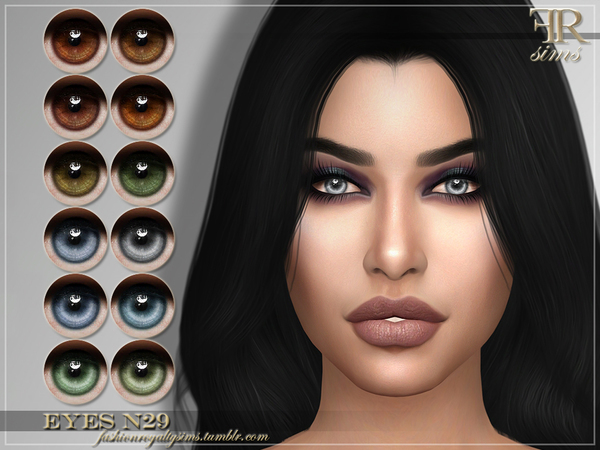 Sims 4 FRS Eyes N29 by FashionRoyaltySims at TSR