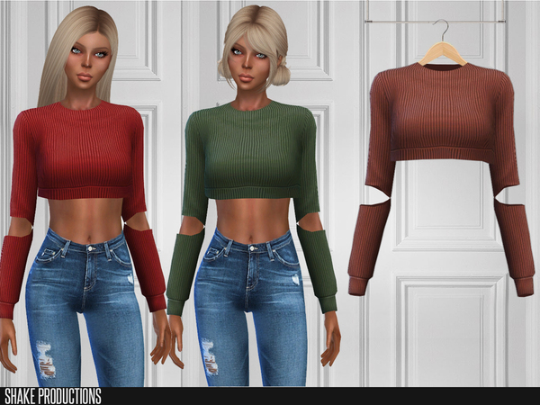 Sims 4 194 Top by ShakeProductions at TSR