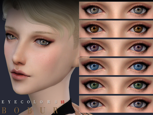 Sims 4 Eyecolors 18 by Bobur3 at TSR