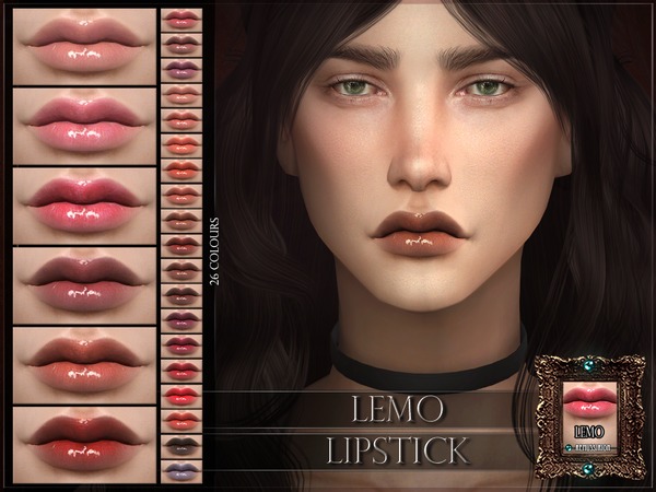 Sims 4 Lemo Lipstick by RemusSirion at TSR