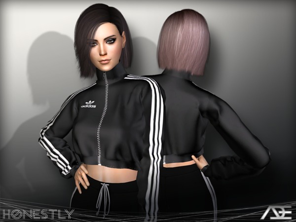 Sims 4 Honestly hair by Ade Darma at TSR