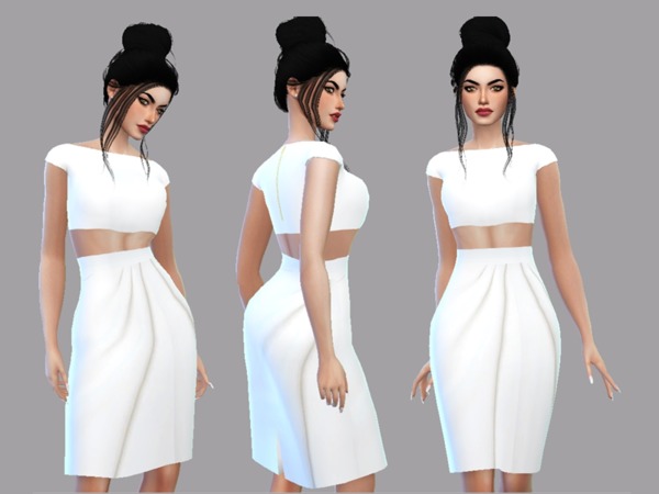 Sims 4 Angel style outfit by LYLLYAN at TSR