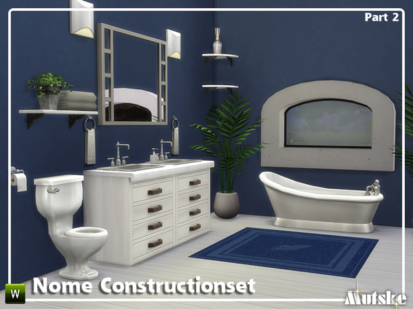 Sims 4 Nome Arched Construction set by mutske at TSR