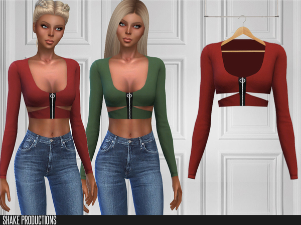 Sims 4 203 Top by ShakeProductions at TSR