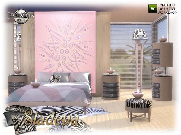 Sims 4 Sladeva bedroom by jomsims at TSR