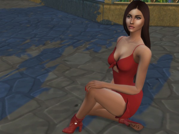Sims 4 Catalina Duran by divaka45 at TSR