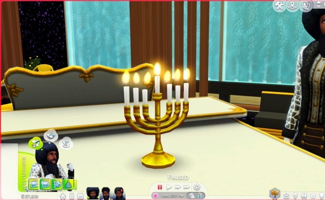 Sims 4 Menorah by thril1 at Mod The Sims