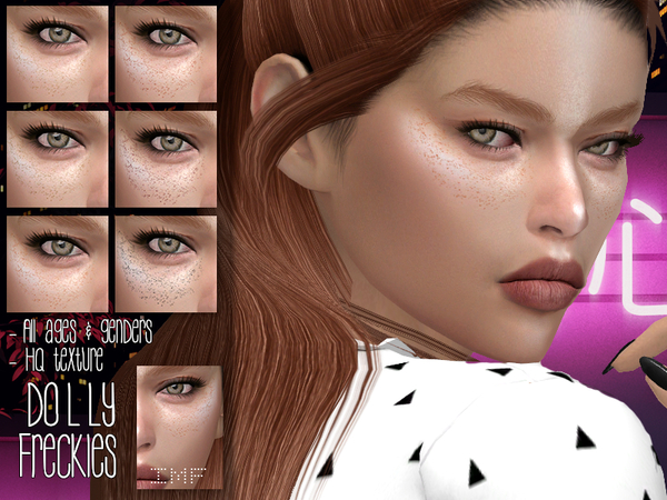 Sims 4 IMF Dolly Freckles N.06 by IzzieMcFire at TSR