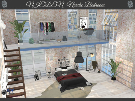 NEIDEN Nordic Bedroom by RightHearted at TSR
