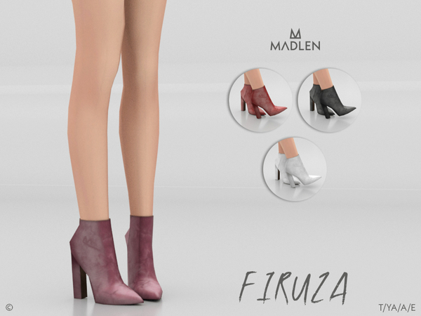 Sims 4 Madlen Firuza Boots by MJ95 at TSR