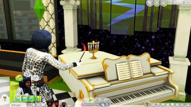 Sims 4 Menorah by thril1 at Mod The Sims
