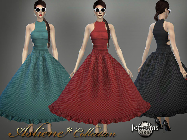 Sims 4 Asliene dress 8 by jomsims at TSR